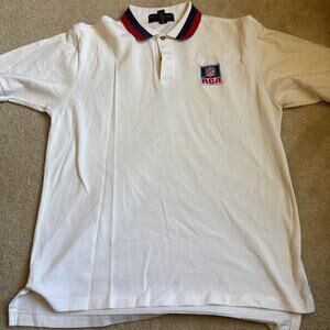 NFL RCA Embroidered Polo Style Shirt Vintage Large